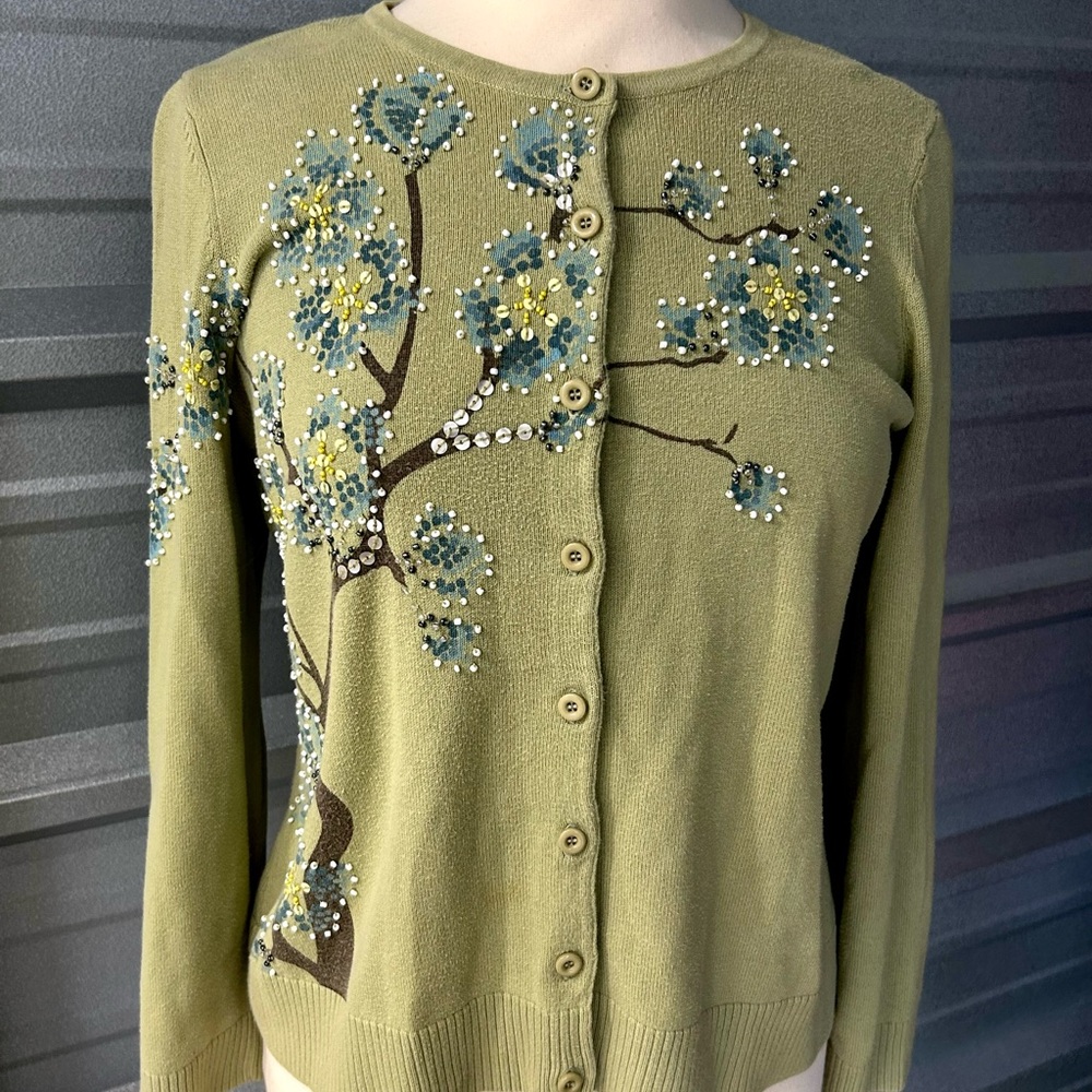 Sequin Beaded Cardigan